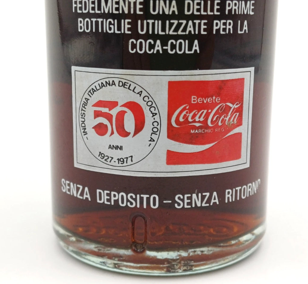 Coca-Cola – Cassetta originale con 24 bottiglie in vetro – 1977