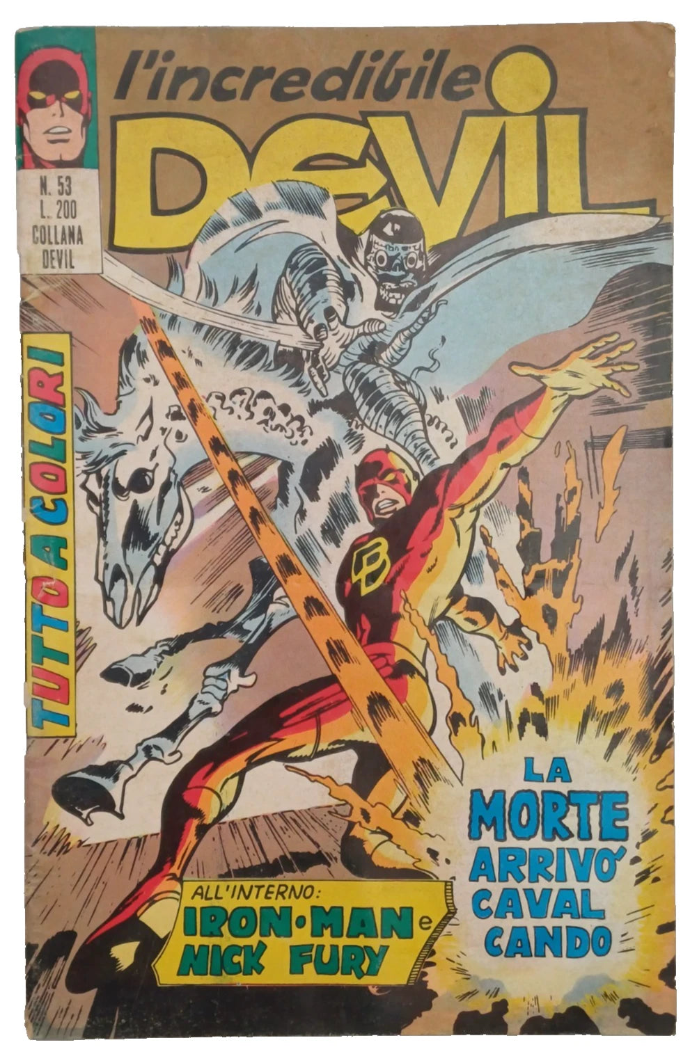 L'Incredibile Devil n. 53 – “La morte arrivò cavalcando” – Marvel 1976