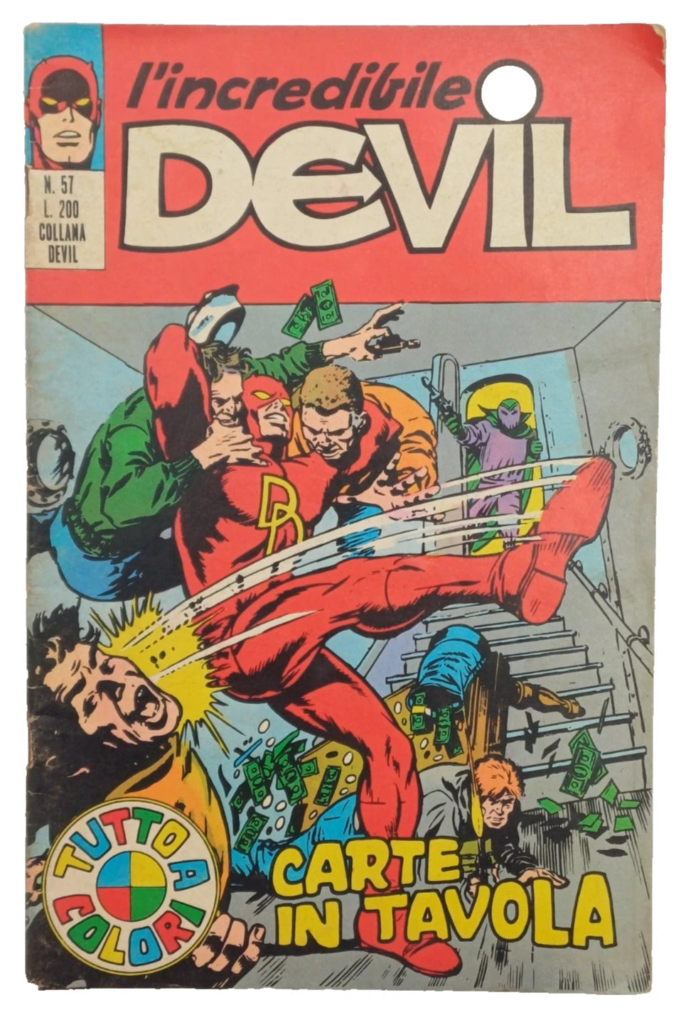 L'Incredibile Devil n. 57 – “Carte in tavola” – Marvel 1972