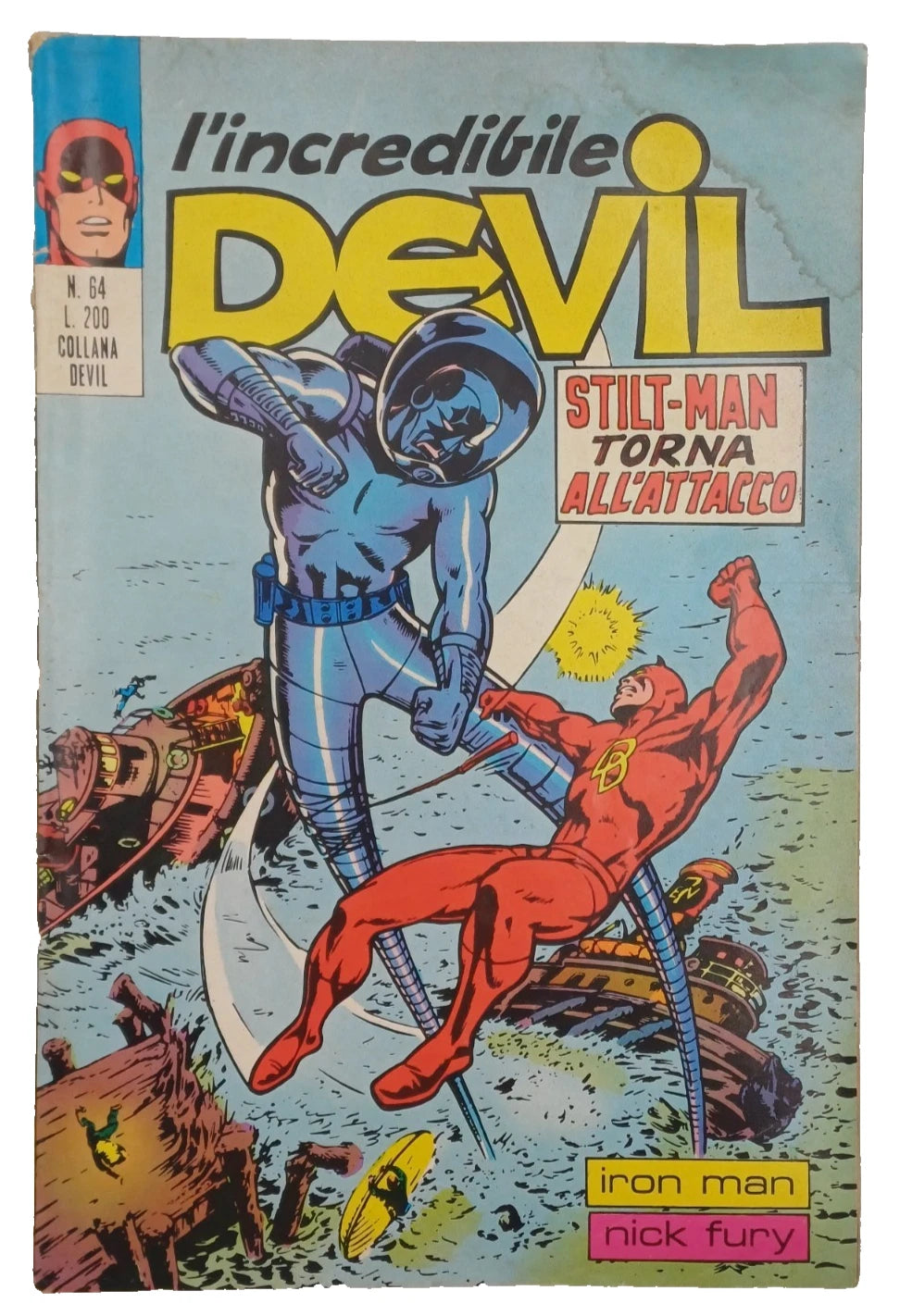 L'Incredibile Devil n. 64 – “Stilt-Man torna all'attacco” – Marvel 1972