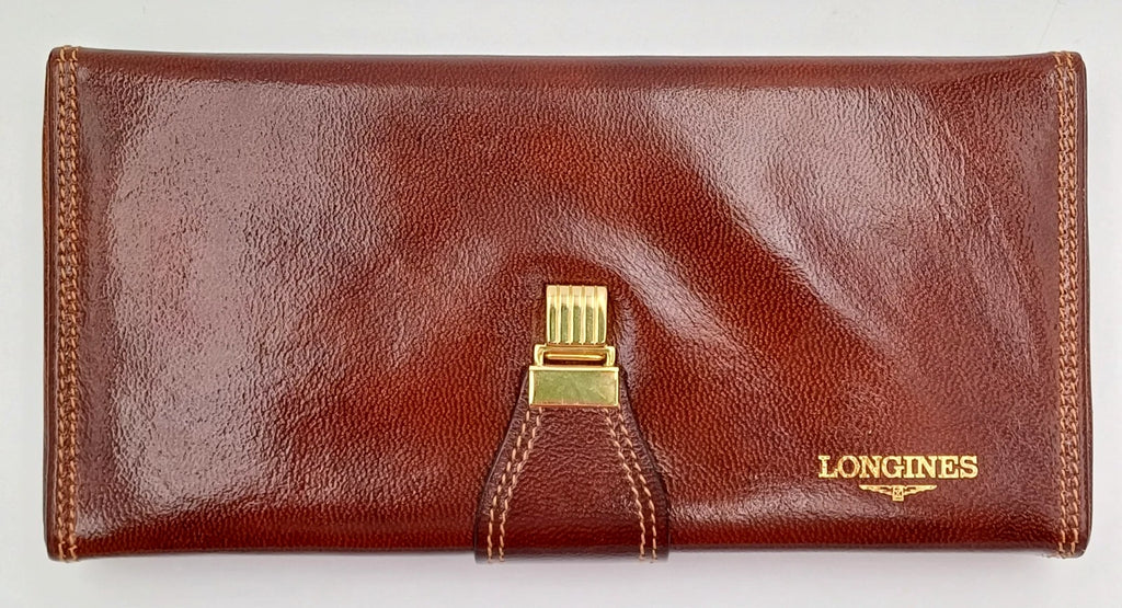 Longines – Custodia in pelle anni '60 per cronografo