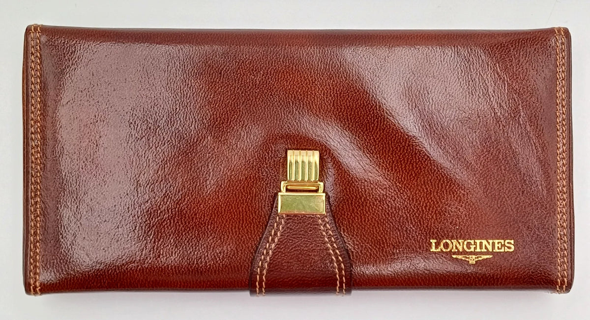 Longines – Custodia in pelle anni '60 per cronografo