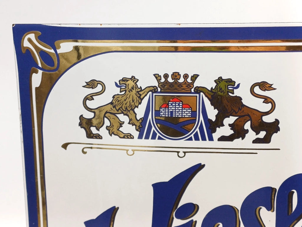 Wieselburger Bier – Insegna pubblicitaria in metallo smaltato