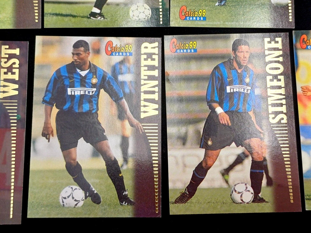 Panini Calcio 1999 – Lotto 9 card Inter