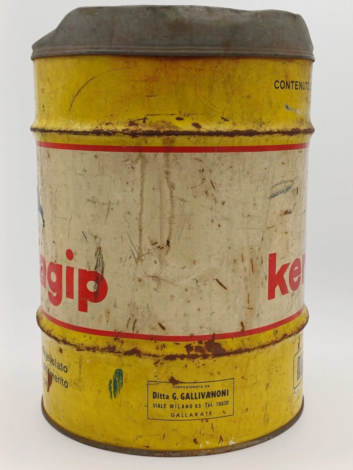 Agip Kerosagip – Bidone originale in latta da 20 litri