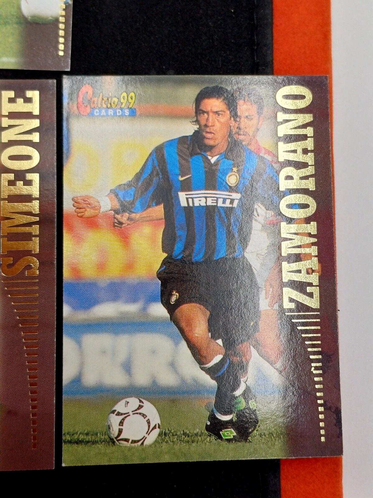 Panini Calcio 1999 – Lotto 9 card Inter