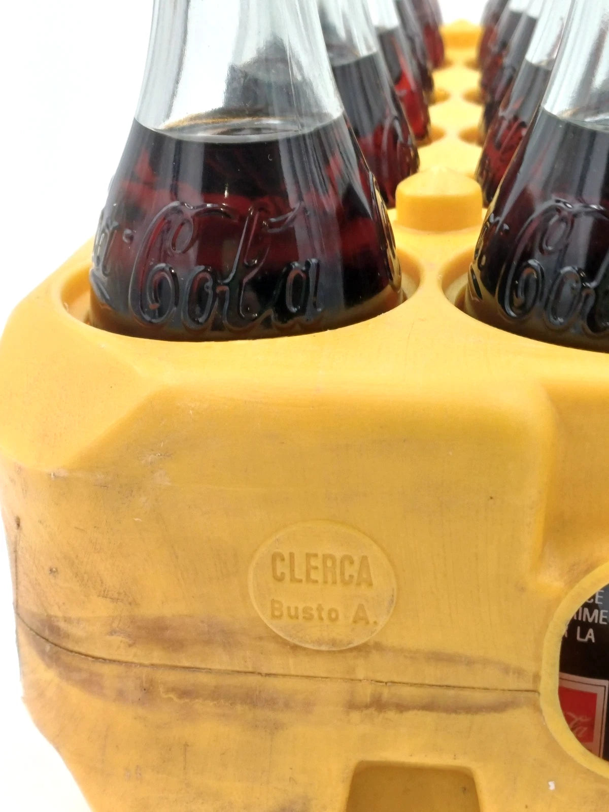 Coca-Cola – Cassetta originale con 24 bottiglie in vetro – 1977