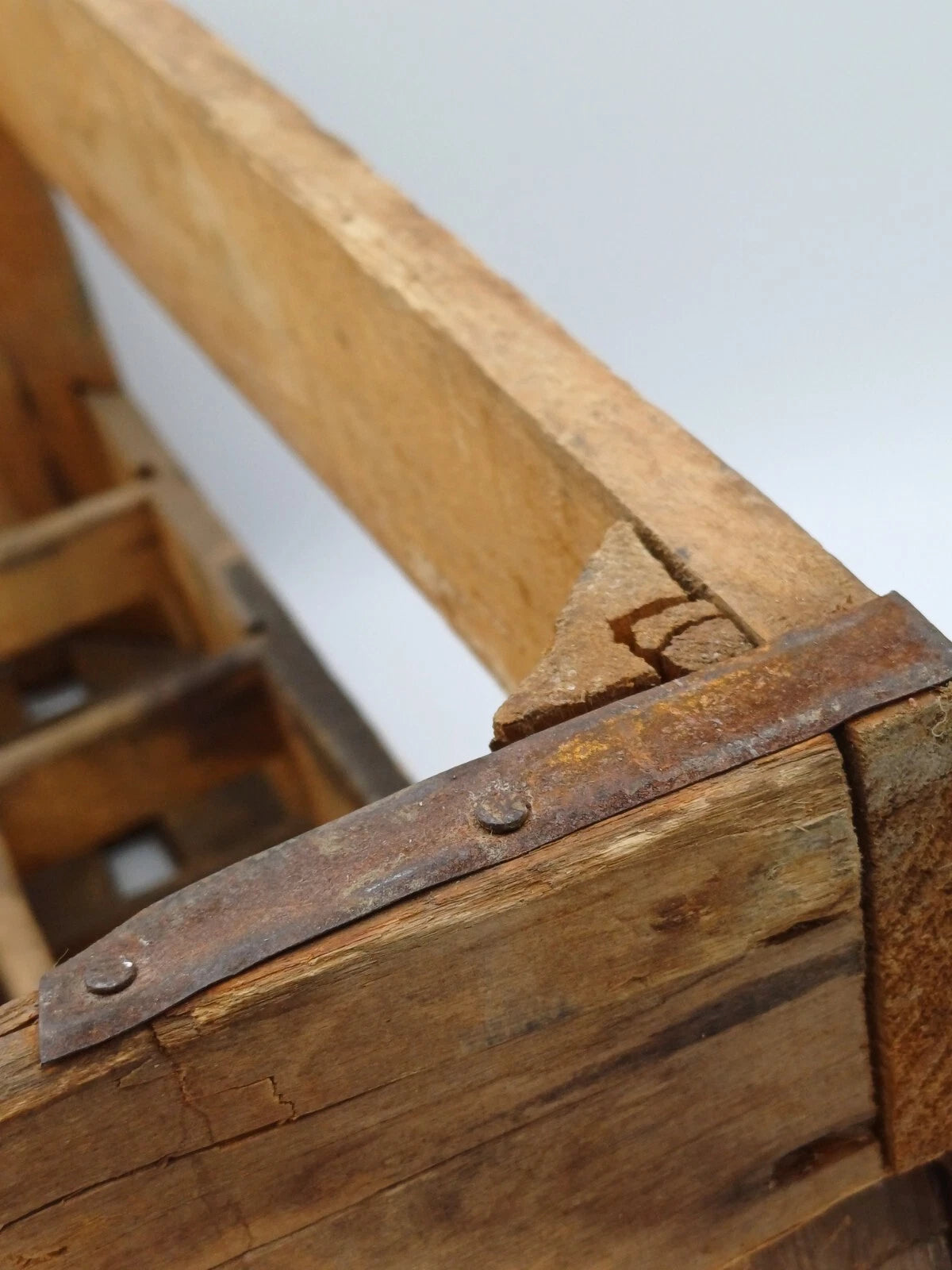 S.Pellegrino – Cassa originale in legno per acqua minerale, primi '900