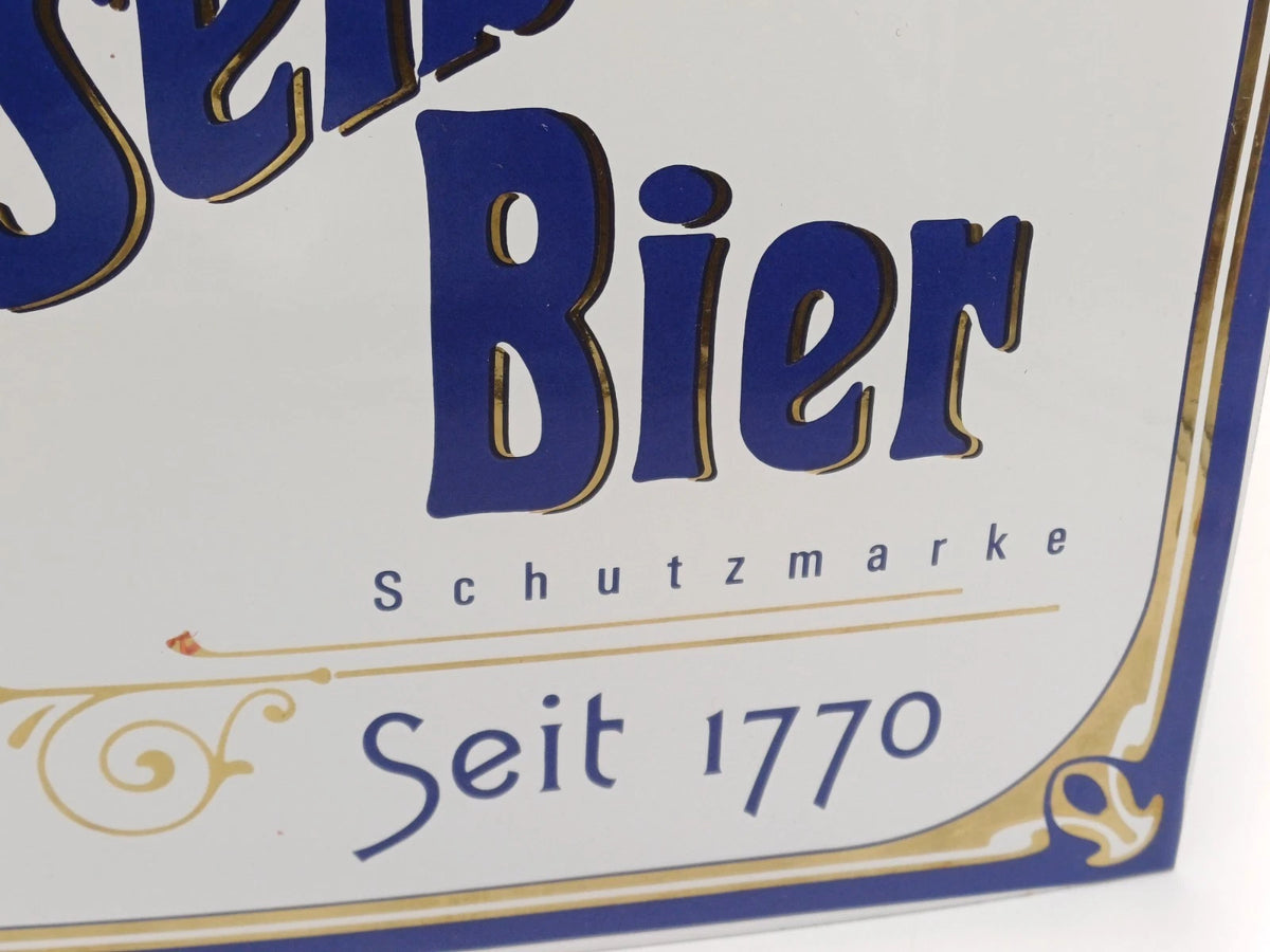 Wieselburger Bier – Insegna pubblicitaria in metallo smaltato