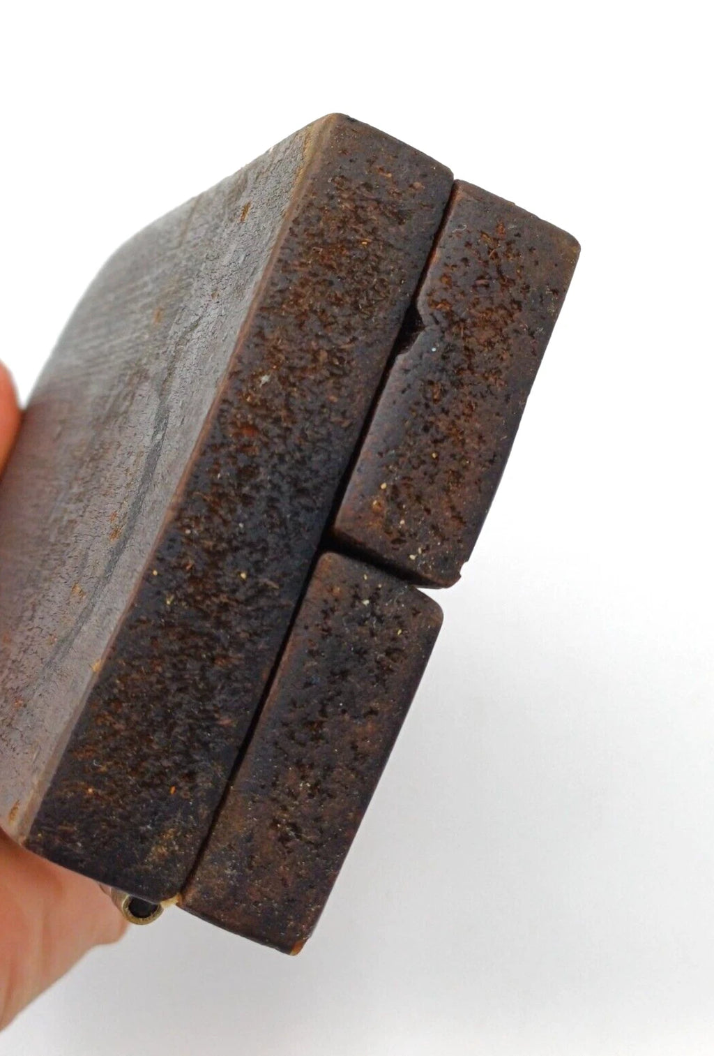 Icona religiosa in legno con dipinti ad olio su tre facciate