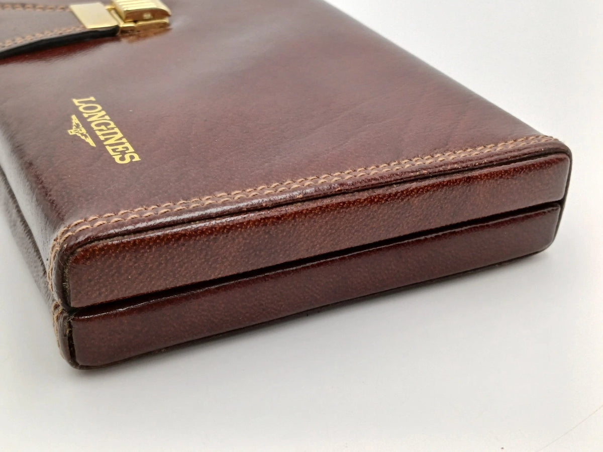 Longines – Custodia in pelle anni '60 per cronografo