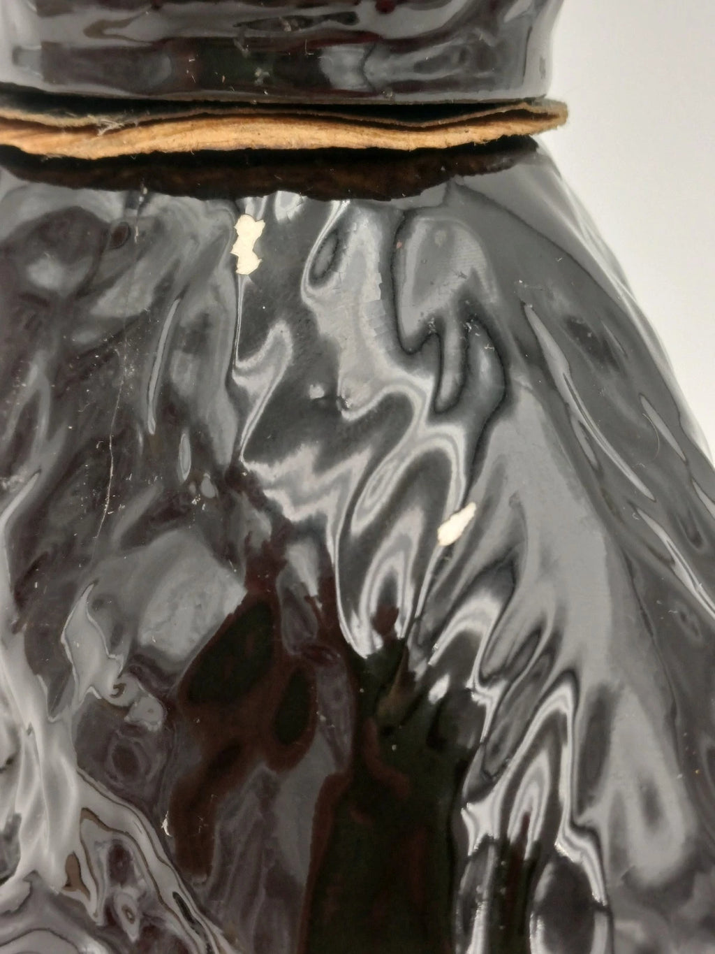 Black & White – Decanter Terrier Dog pubblicitario in ceramica