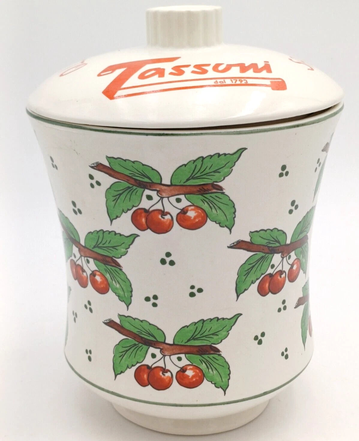 Tassoni – Vaso Amarene Salò in porcellana CAM