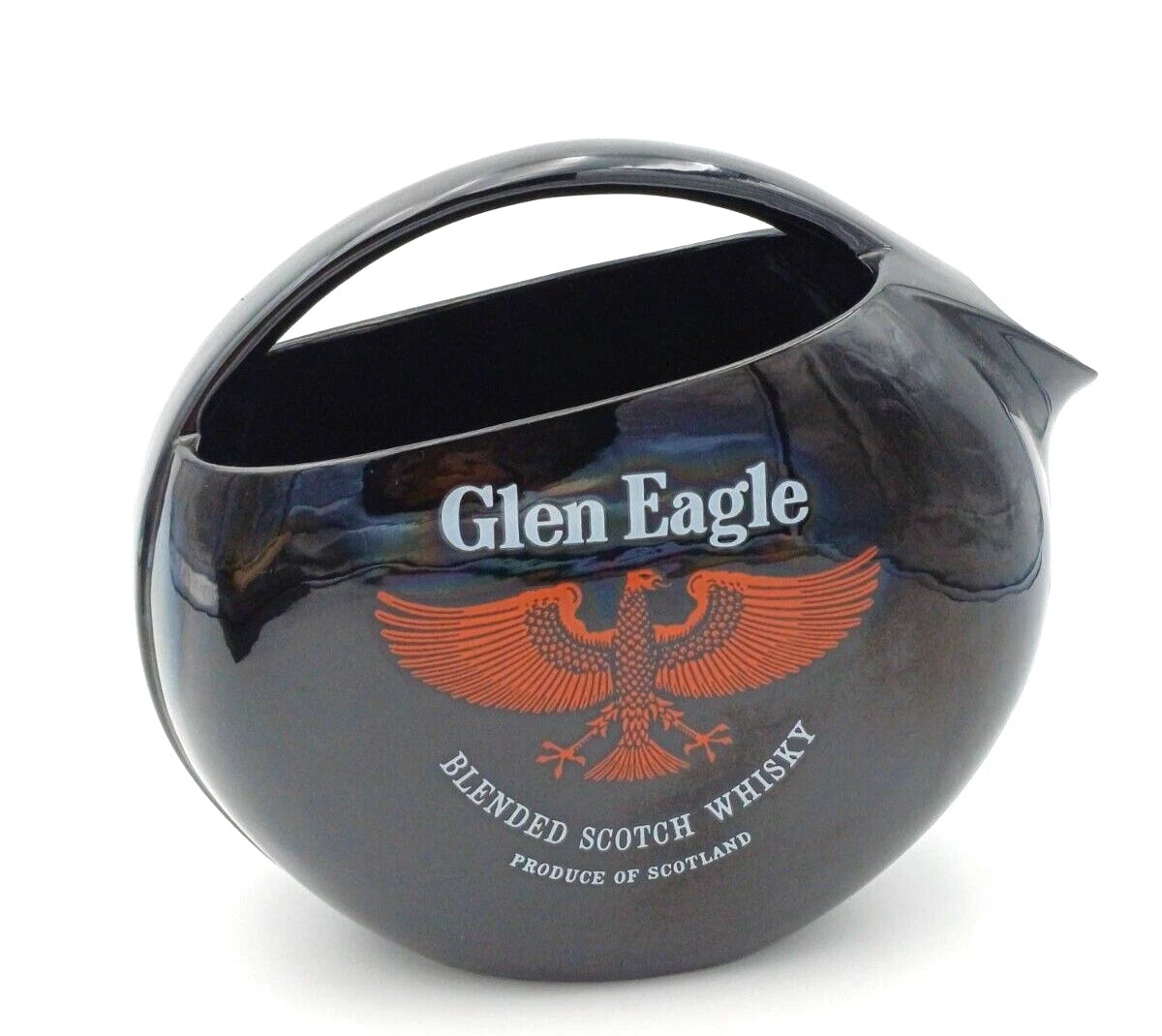 Glen Eagle Whisky – Caraffa pubblicitaria in ceramica Euroceramiche Vicenza