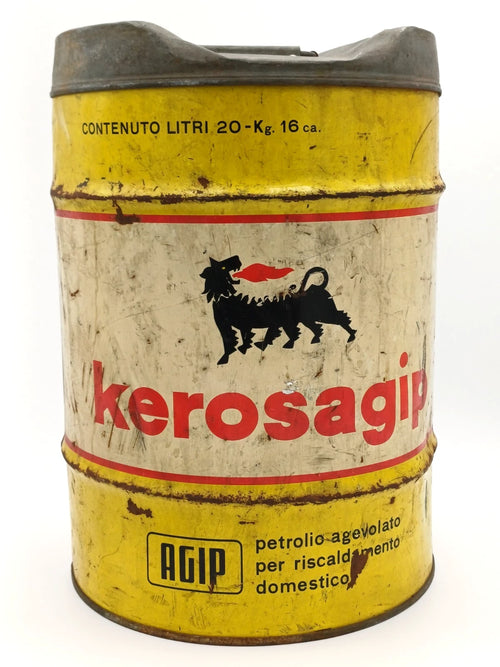Agip Kerosagip – Bidone originale in latta da 20 litri