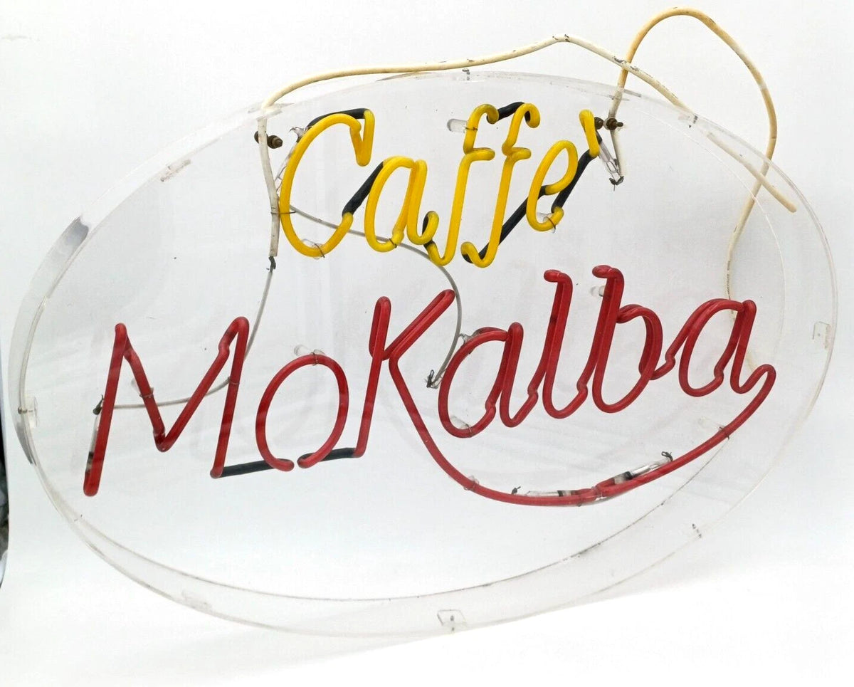 Mokalba Caffè – Insegna luminosa al neon vintage